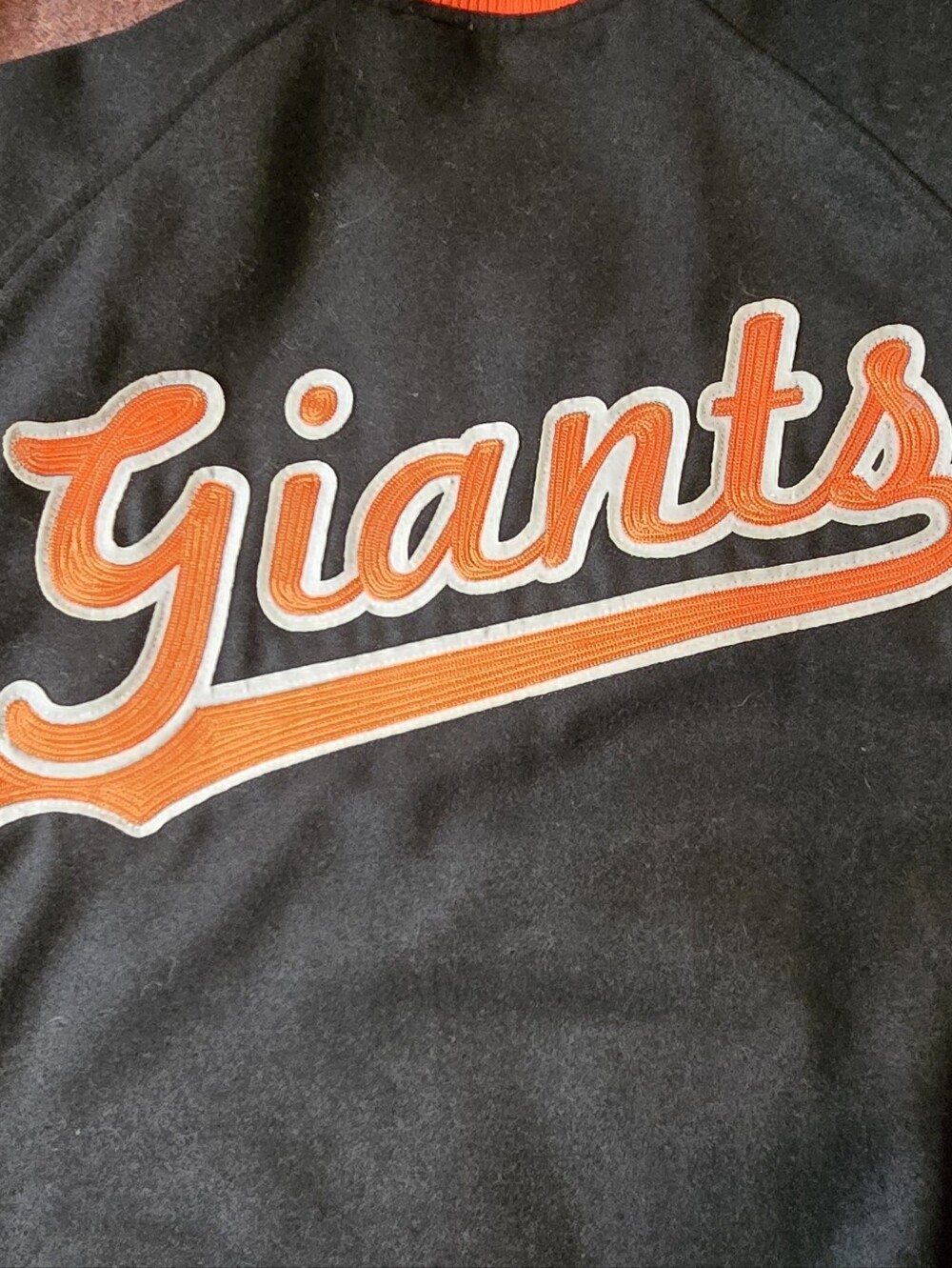 Francisco Giants Varsity Jacket G-III Sports by Carl Banks Collection Medium - Picture 15 of 16